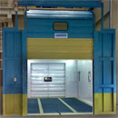 Down Draft paint booth