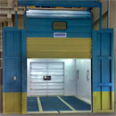 Down Draft paint booth