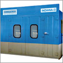 Spray bake booth